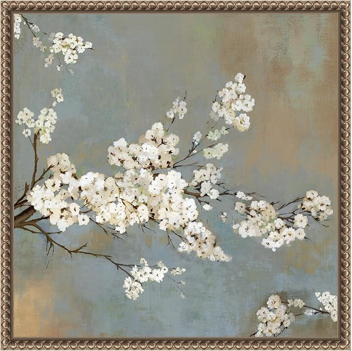 Amanti Art Framed Canvas Wall Art 16x16 Ode to Spring II by Asia Jensen, Framed Wall Art Canvas, ... | Amazon (US)