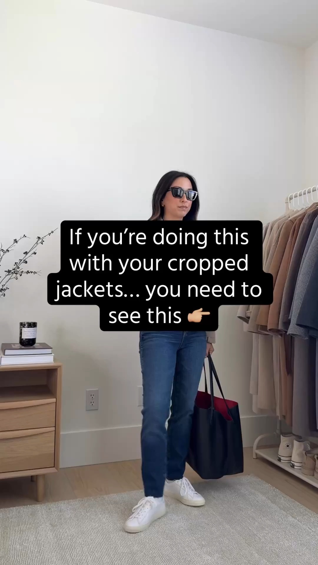 Cropped jackets are best with fuller bottoms likes barrel jeans, full length wide legged trousers or jeans, midi or maxi skirts. 

Look 1
Aritzia crop trench small, but could wear the xs
Madewell tee xs
Citizens of Humanity jeans 25, cut hems
Everlane boat loafers 5.5
Mansur Gavriel tote
Celine sunglasses
Dorsey James necklace 15"

Look 2
Steve Madden crop trench xs
Theory tee xs (old)
Sweaty Betty dress worn as a skirt xs
Sam Edelman loafers 5
Chanel Trendy cc small
YSL Sunglasses

Look 3
Steve Madden crop trench xs
Madewell tee xs
J.Crew Sydney trousers regular 2. These are old
Everlane flats 5
Calvin Klein belt
Chanel Trendy cc small
YSL sunglasses

Look 4
Steve Madden crop trench xs
Everlane cashmere sweater xs
Everlane box cut tee medium
AGOLDE curve jeans 25, cut hems
Madewell socks (old)
Sam Edelman loafers 5
Mansur Gavriel tote
YSL sunglasses

Look 5
Aritzia trench small, but could wear the xs
Aritzia tee medium
Aritzia dress small. Dress worn as a skirt
Sam Edelman loafers 5
Chanel Trendy cc small
YSL sunglasses 

Petite style, spring style 

#LTKSeasonal #LTKPetite