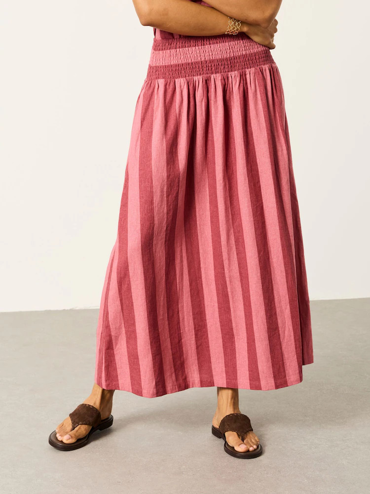 FatFace Kit Rust Red Midi Skirt | Next EU