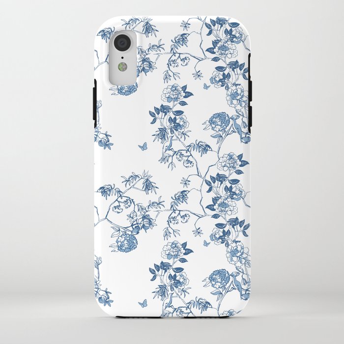 Chinoiserie in White iPhone Case | Society6