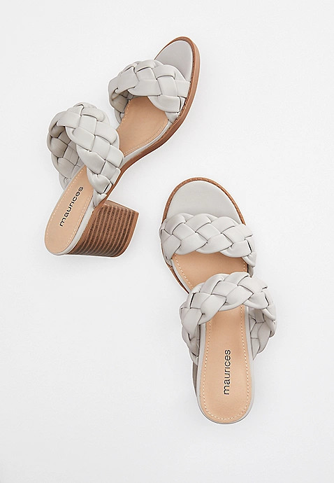 Kara Braided Block Heel | Maurices