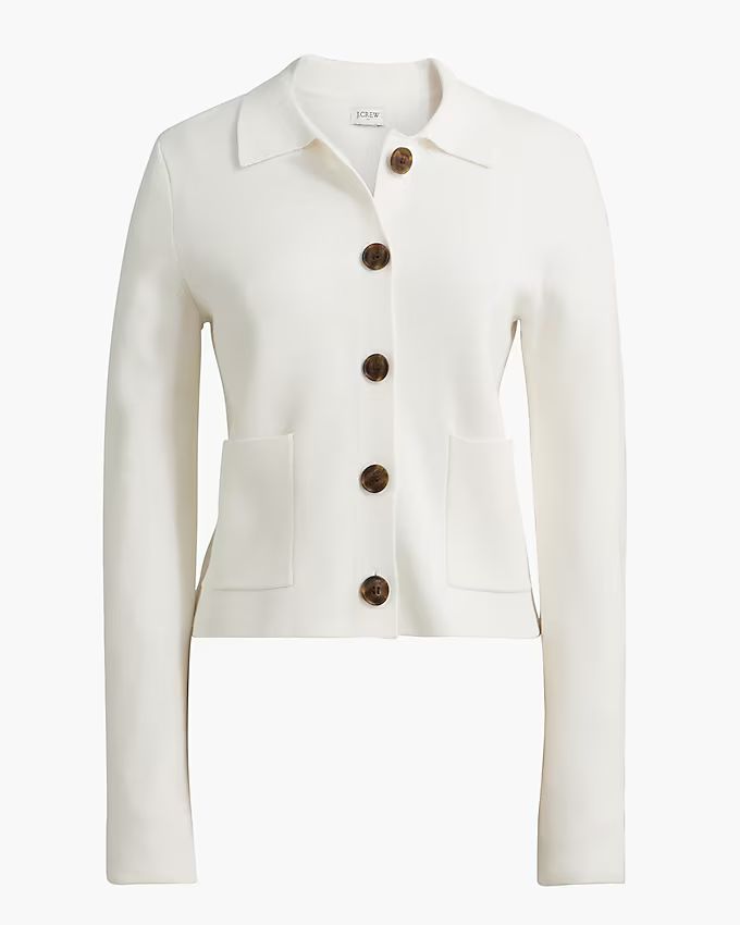 Collared lady jacket cardigan sweater | J.Crew Factory