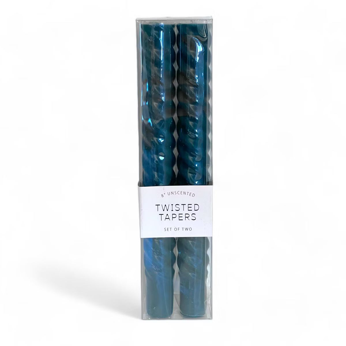 2ct Unscented 8" Twisted Taper Candle - Bullseye's Playground™ | Target