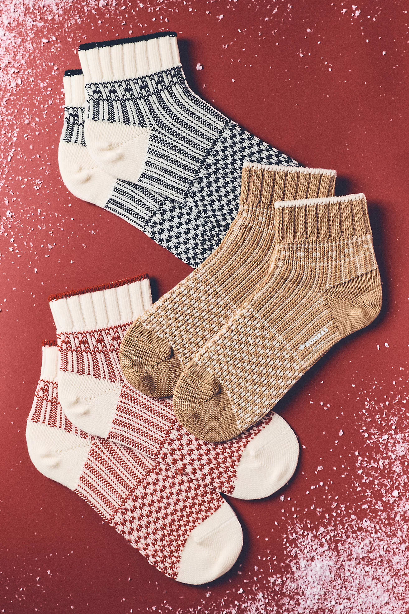 Bombas Checkered Quarter Socks | Anthropologie (US)