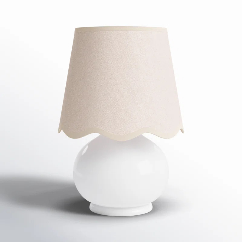 Florian Colored Scallop Shade Lamp | Birch Lane