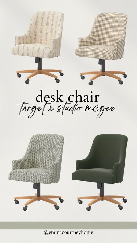 Beautiful patterned desk chairs on sale from #target studio McGee 

#LTKFind #LTKhome #LTKsalealert