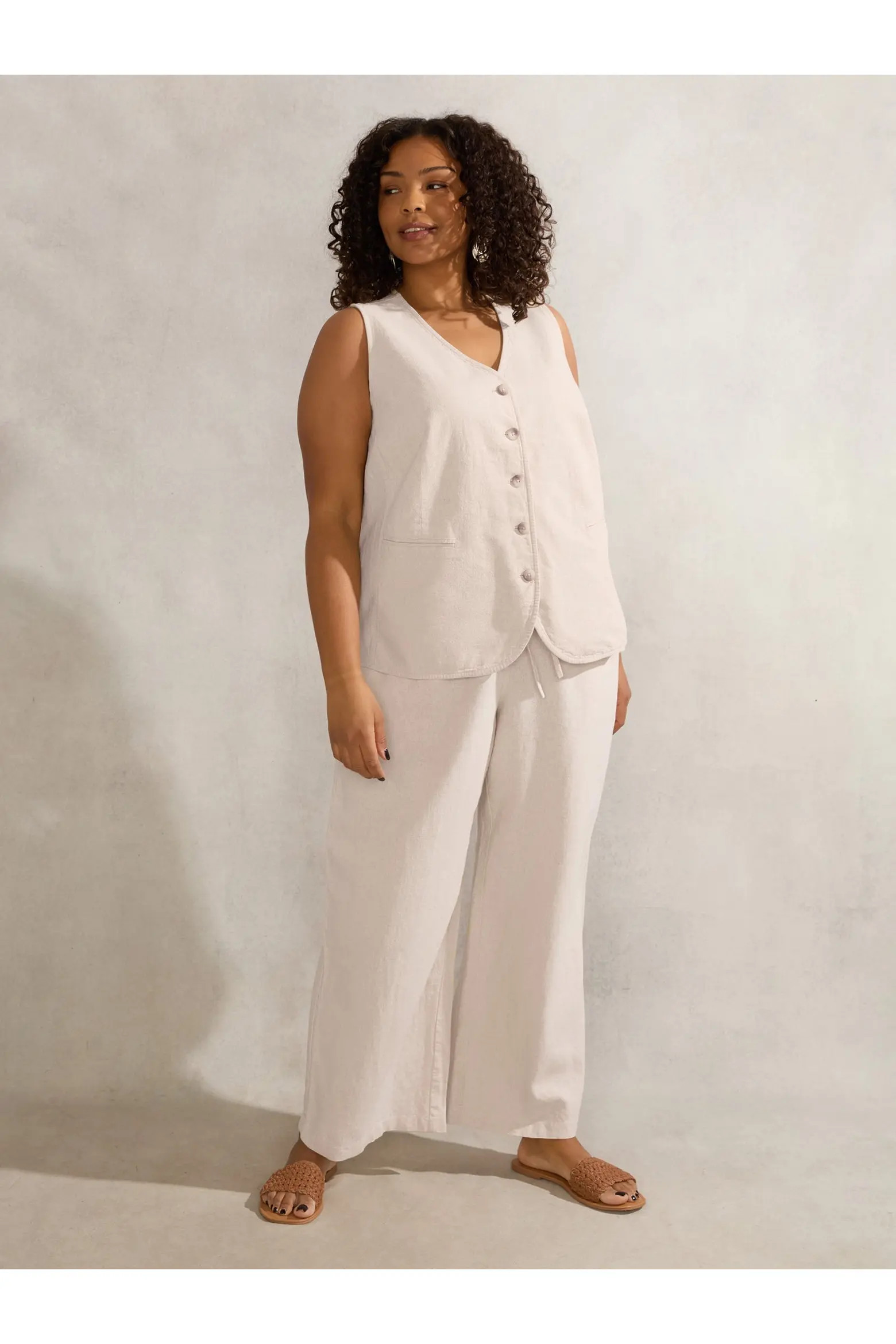Linen Waistcoat (Women) | Nordstrom | Nordstrom