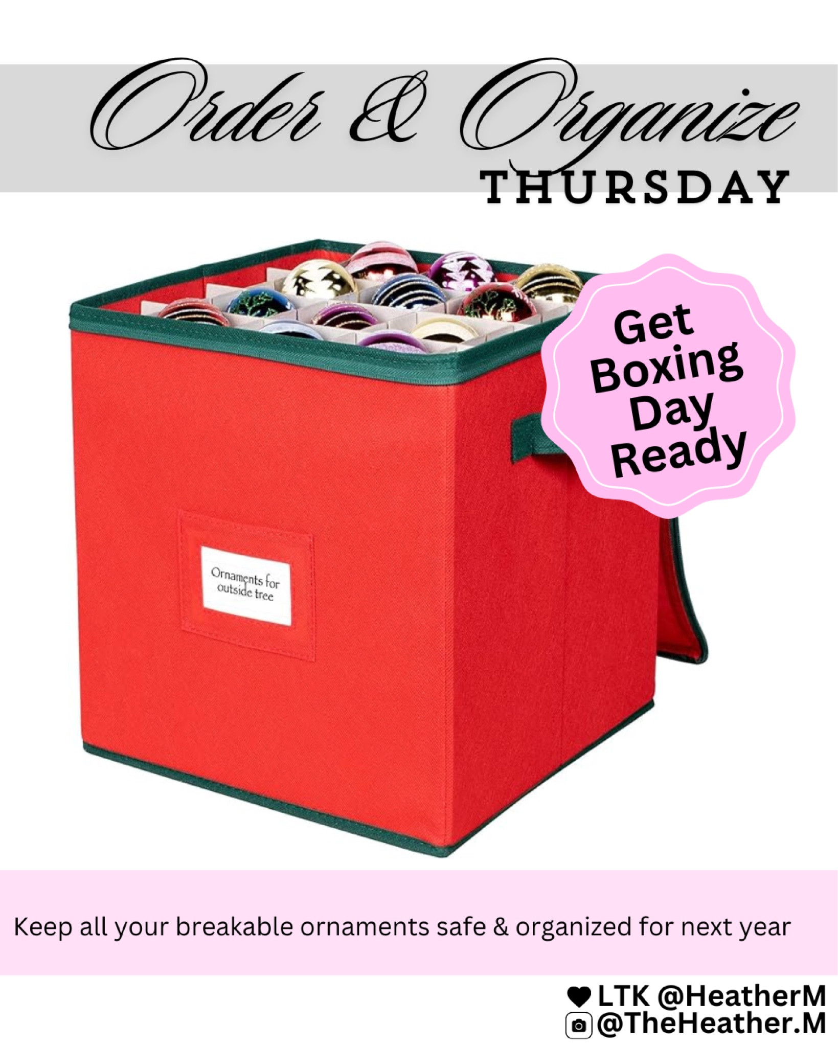 Boxing Day organization! 

#LTKHome #LTKSeasonal #LTKFamily