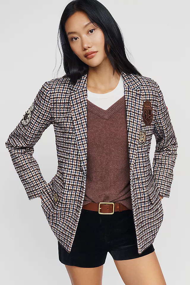 By Anthropologie Heritage Patchwork Blazer | Anthropologie (US)