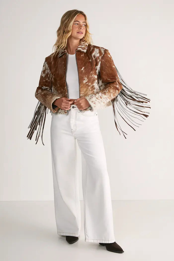 Zip Through Fringe Jacket | Nordstrom