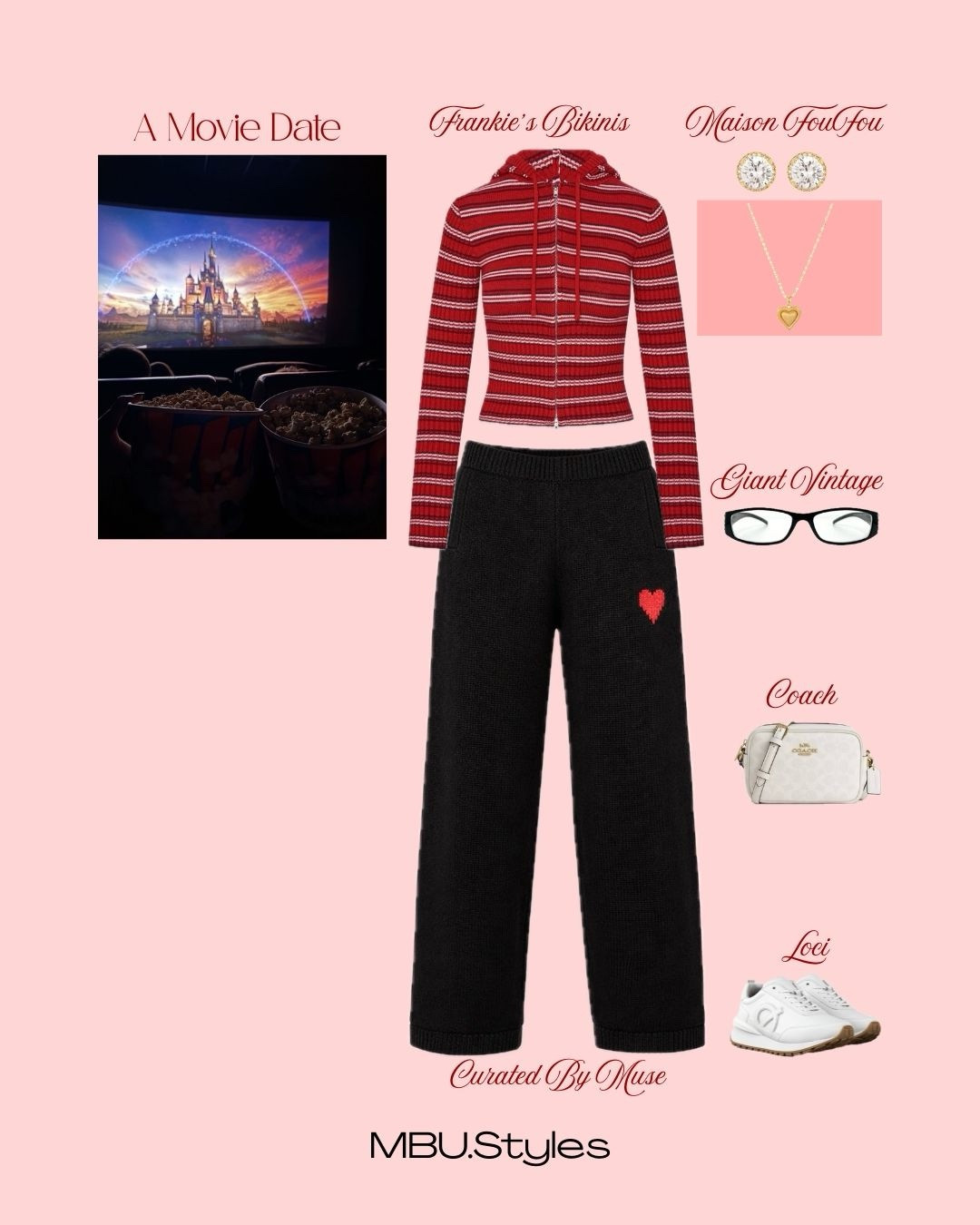 Valentine’s Day Guide: What to Do & What to Wear ❤️✨⁣ 

Every look in this guide was styled using wardrobe essentials; pieces you can rewear, restyle, and build on, because looking put together shouldn’t require a whole new closet!⁣

⁣ In 6 days, I’m dropping my e-book:⁣
The Timeless Closet: A Guide to Building a Wardrobe That Lasts - The Essentials Edit.⁣
⁣
If you’ve ever said:⁣
“I have clothes but nothing to wear”⁣
This is for you.⁣
⁣
Subscribe through the link in my bio for early access before it officially drops 💌✨⁣
⁣
Which date are you claiming? 👀⁣
⁣
Save this for your Valentine’s Day plans & follow mbu.styles on IG for more virtual styling + personal shopping finds⁣

Brands: 
Frankies Bikinis 
Curated by Muse 
Maison Foufou
Coach 
LOCI Wear 
Giant Vintage Sunglasses 

#LTKdayinmylife #LTKootd #LTKValentine #MBUStyles