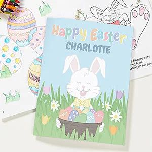 Easter Bunny Personalized Coloring Book | Personalization Mall