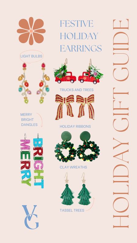 Holiday Earrings that make fabulous gifts for friends! 

#LTKHoliday #LTKSeasonal #LTKGiftGuide