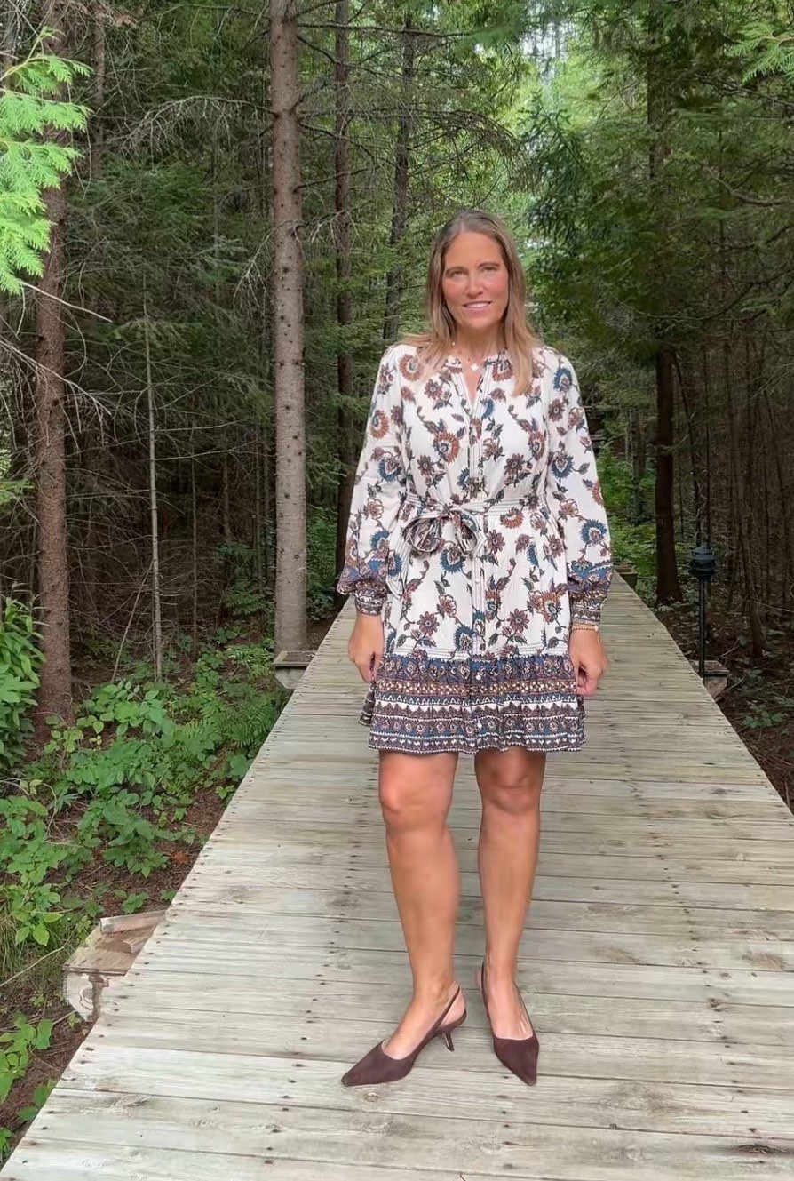 We are loving these new arrivals from Evereve! This floral dress is stunning and comes with a wrap to cinch the waist. This is a great dress for fall as well! We can see this paired with boots! 

#LTKStyleTip #LTKMidsize #LTKOver40