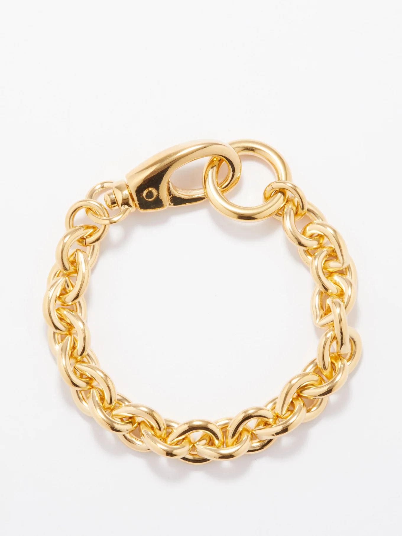 Cable 14kt gold-plated chain bracelet | Matches (UK)