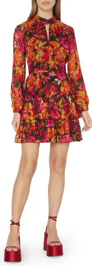 Milly Iyla Fall Foliage Long Sleeve Dress | Nordstrom | Nordstrom