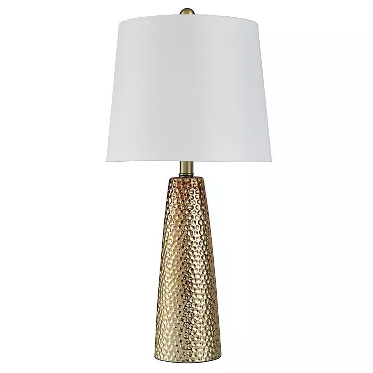 Bronze Hammered Table Lamp | Kirkland's Home