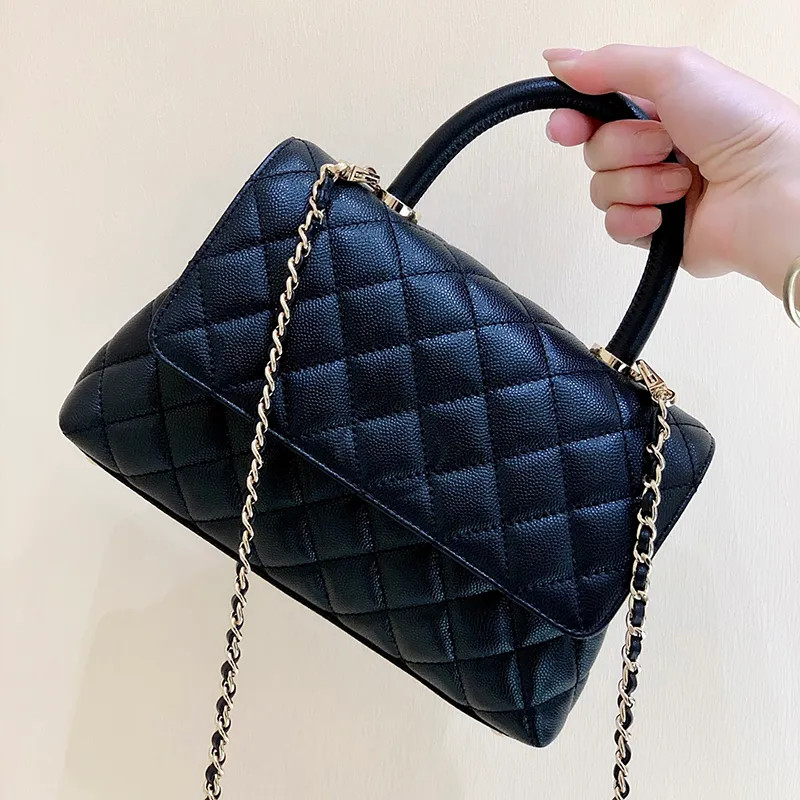 Luxury crossbody Designer Evening Chain Channel Bags handbag Quality Calfskin Shoulder Bags 24cm ... | DHGate