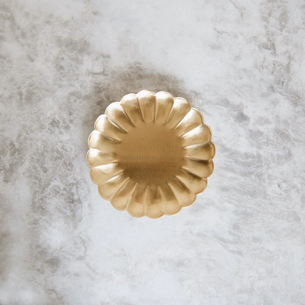 Brass Ripple Tray - Small | Roan Iris