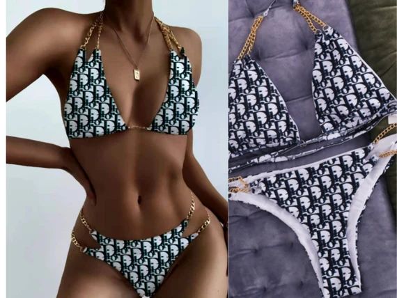 Dior  Bikini Inspired Bikini Swimwear | Etsy (US)