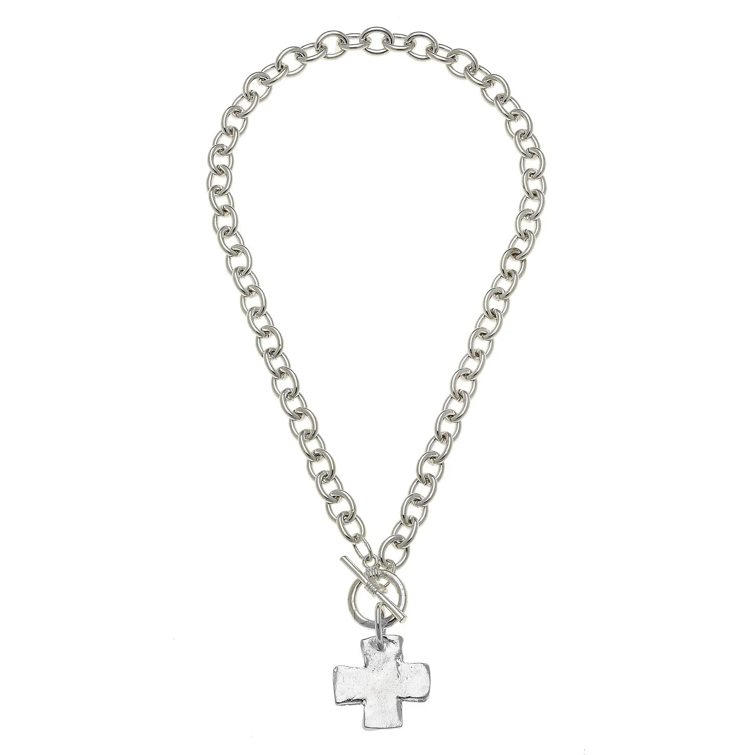 Cross Toggle Necklace | Susan Shaw