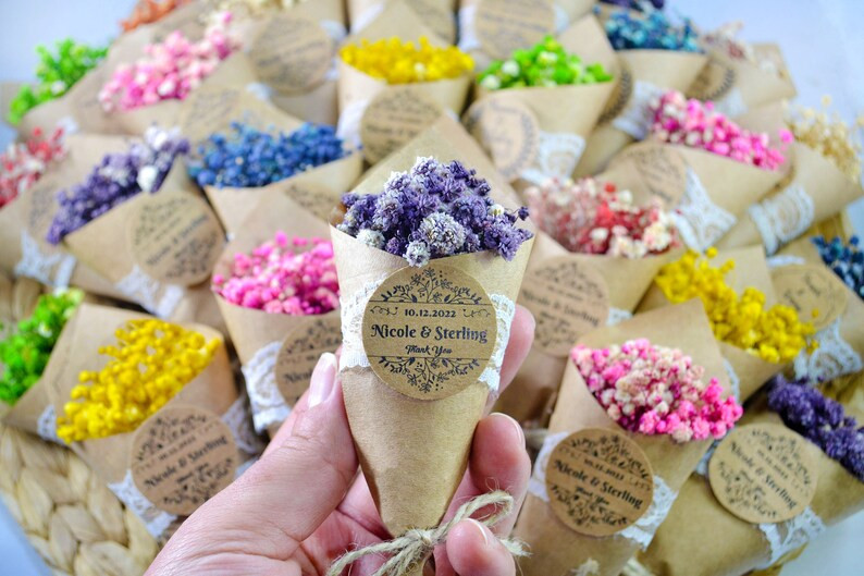 Flower Favors Giftflower Magnet bulk Magnet Giftsmini Dry - Etsy | Etsy (US)