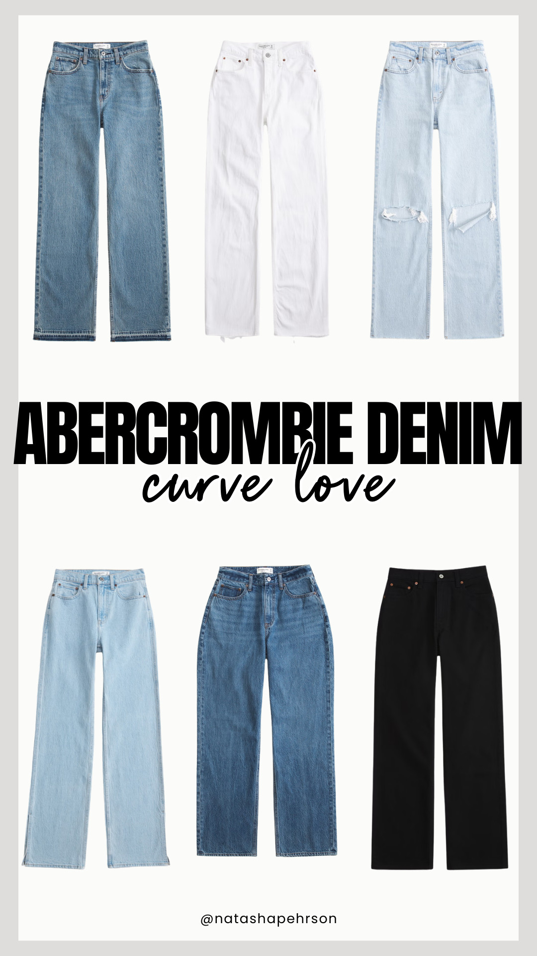 Abercrombie Curve Love Denim! 10/10!!! 

 #LTKootd #LTKU #LTKBeauty