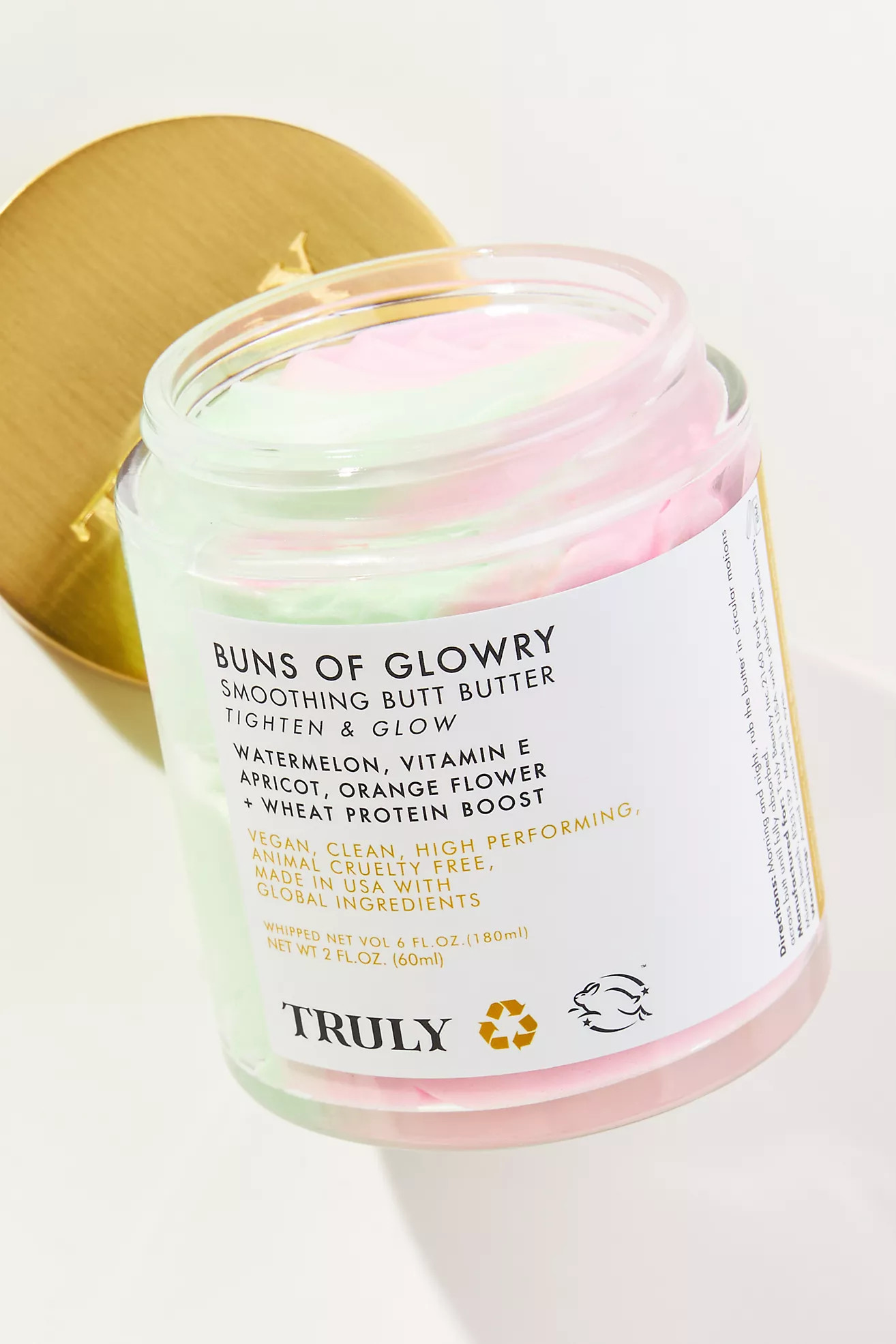 Truly Buns of Glowry Tighten & Glow Smoothing Butt Butter | Anthropologie (US)