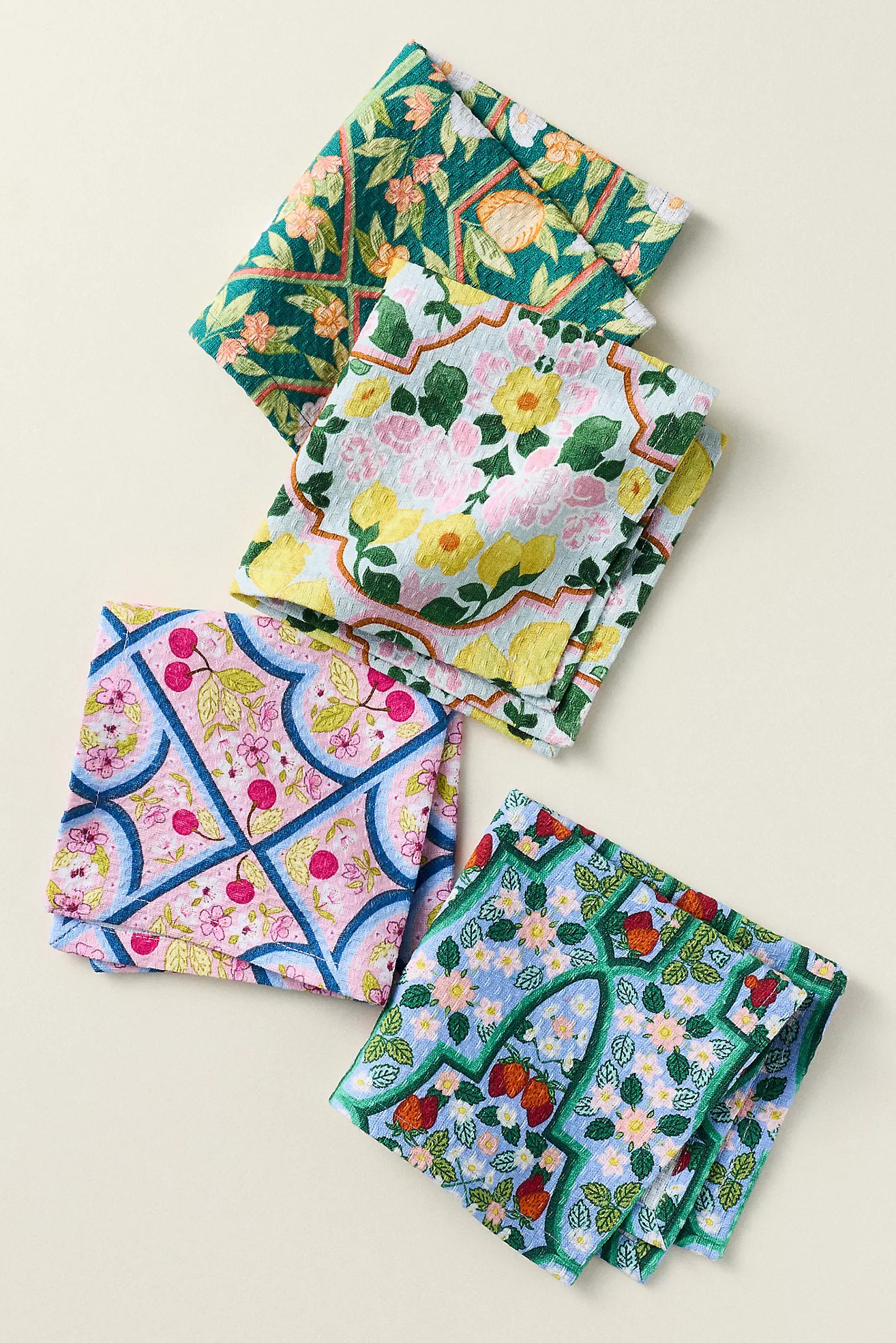 Zeta Dishcloths, Set of 4 | Anthropologie (US)