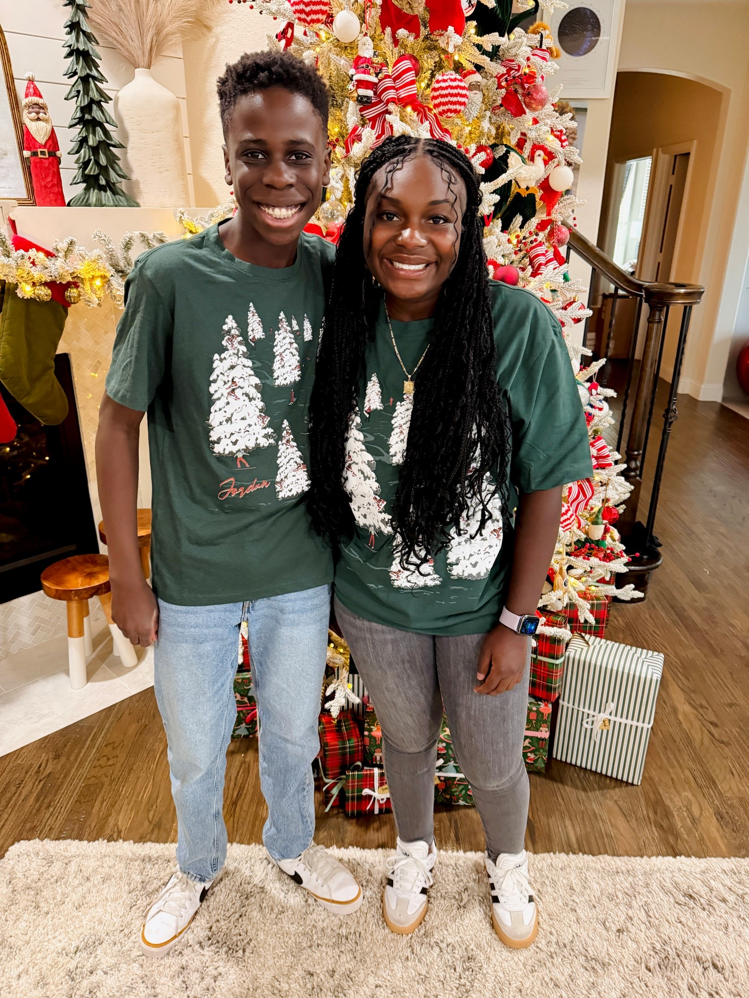Holiday t-shirts for kids, preteens, or teens that are festive but not too cutesy. Nike is having a sale with code CYBER

Israel: youth XL
Joelle: Medium

#LTKHoliday #LTKCyberWeek #LTKSaleAlert
