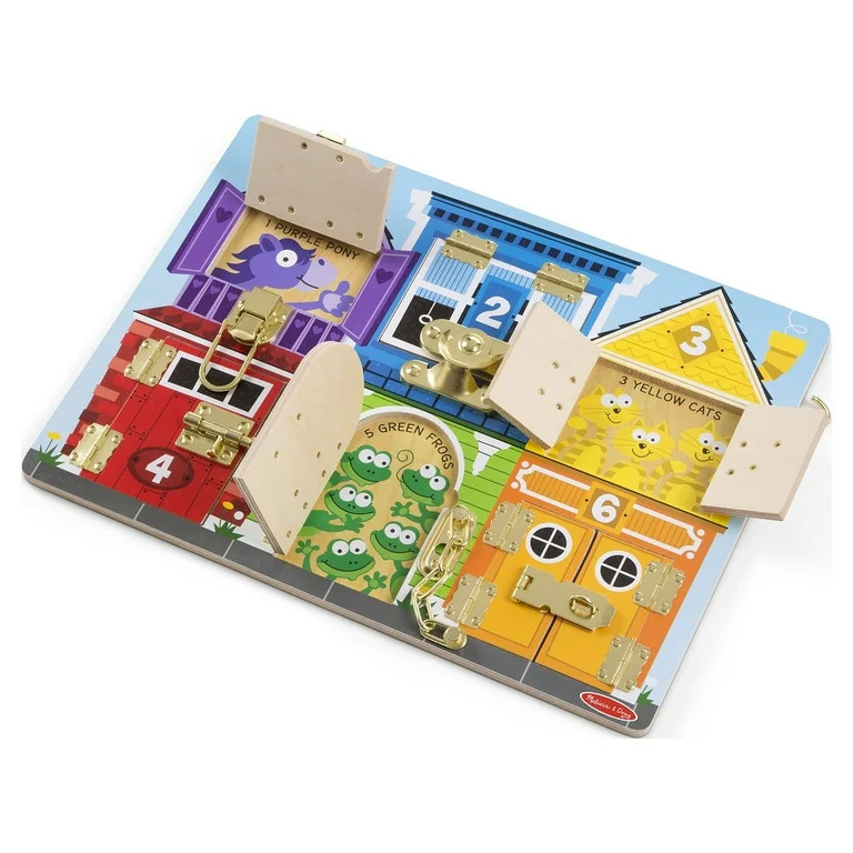 Melissa & Doug Latches Wooden Activity Board - FSC Certified Materials | Walmart (US)