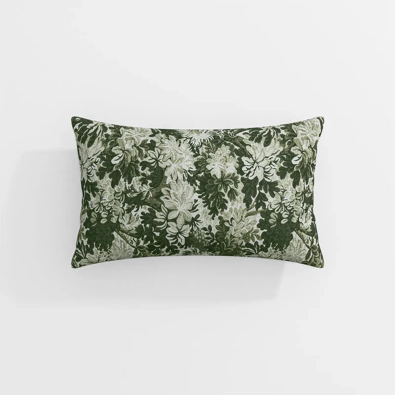 Britt Bengoechea Print Linen Cotton Pillow Cover | TWOPAGES