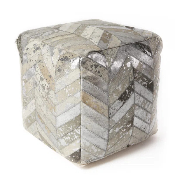 Ritter Leather Pouf | Wayfair North America