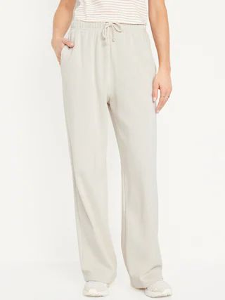 Extra High-Waisted Fleece Pants for Women | Old Navy (US)