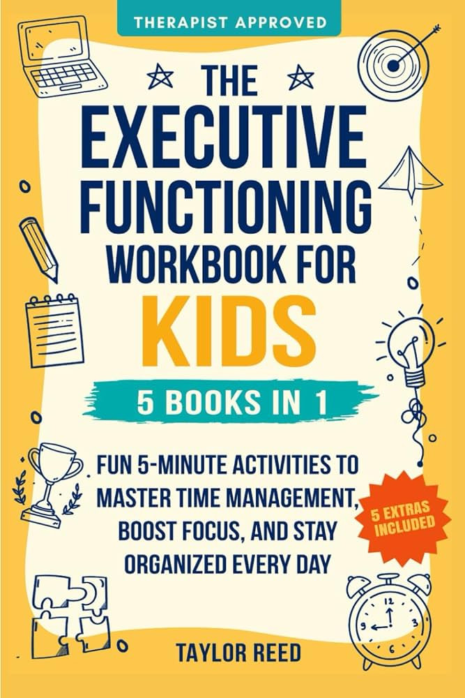 The Executive Functioning Workbook for Kids\u20145 Books in 1: Fun 5-Minute Activities to Master ... | Amazon (US)