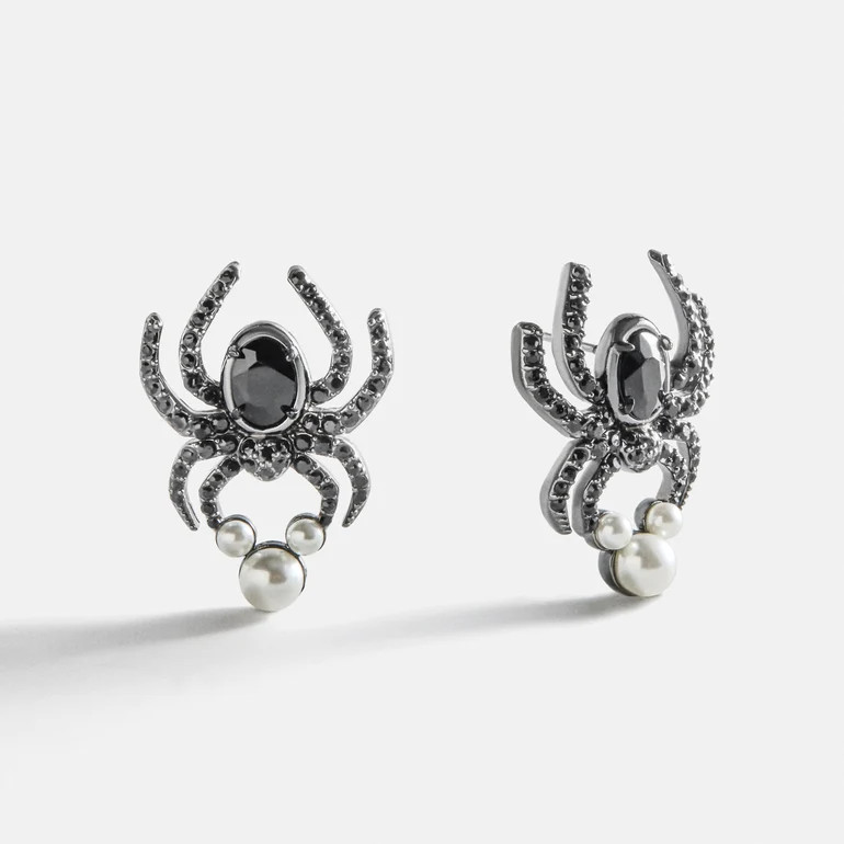 Disney Mickey Mouse Halloween Spider Statement Earrings | BaubleBar