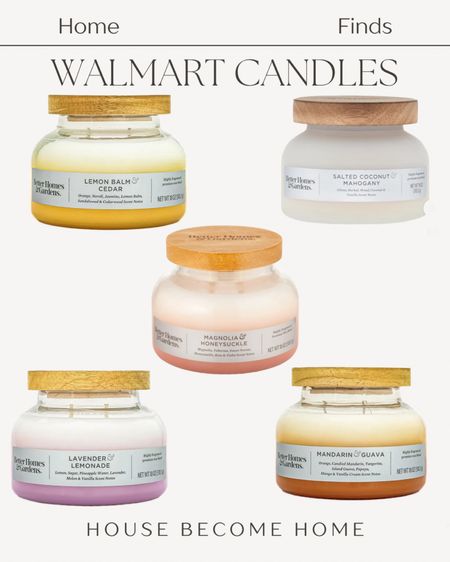 Walmart candles. These BHG candles smell  amazing! 

#LTKhome #LTKSeasonal #LTKsalealert
