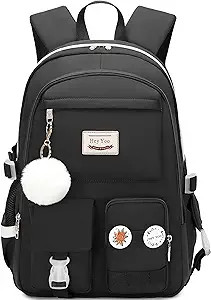 Hey Yoo Backpack for Girls Bookbag Cute School Bag College Middle High Elementary School Backpack... | Amazon (US)