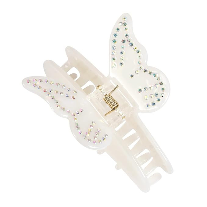 Lorenleya Butterfly Hair Claws for Women, Cute and Colorful Strong Hold Hair Clips Perfect Adorab... | Amazon (US)