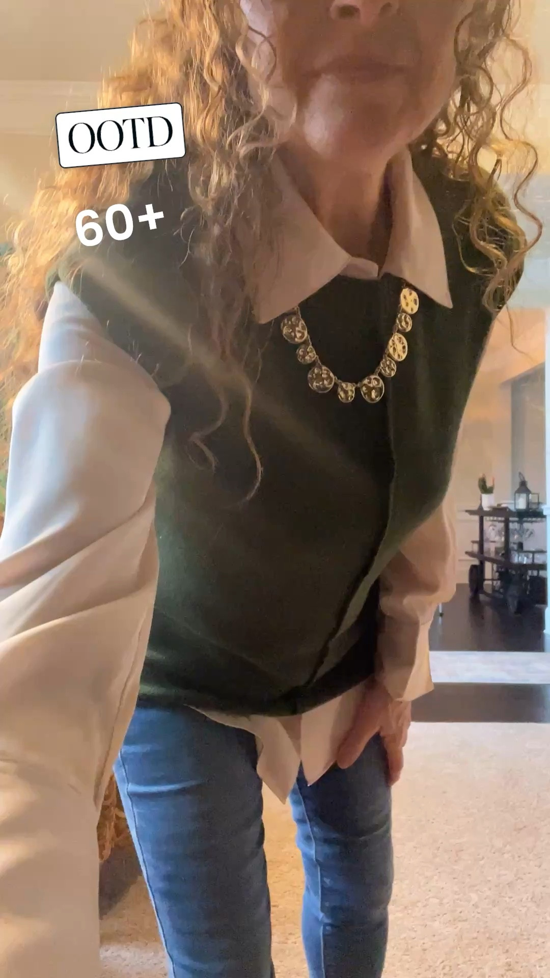 #ootd for a 60+ ladies. Heading to a birthday 🎉 party at a Brazilian steakhouse today, so wanted to look nice but also it’s a Brazilian steakhouse so you gotta wear a loose clothing. IYKYK😂

My outfit and similar linked here on my LTK ￼

#LTKootd #LTKOver40