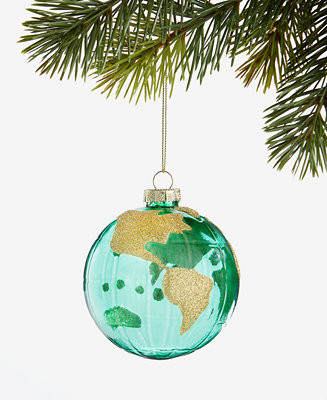 Holiday Lane Around the World Glass Globe Ball Ornament, Macy's Exclusive - Macy's | Macy's