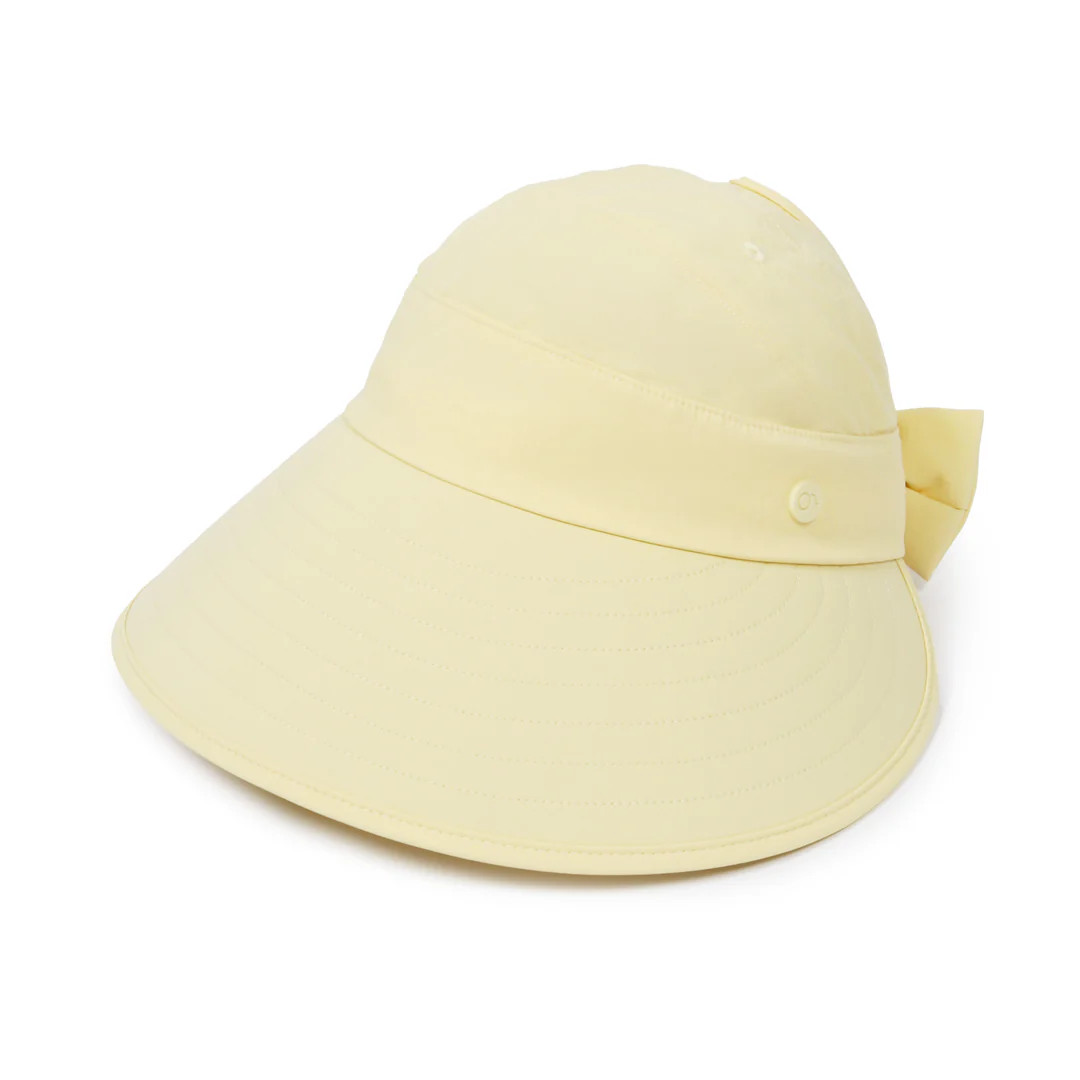 Solid Wide Brim Ponyflo Sunblocker® with Back Bow | Ponyflo US