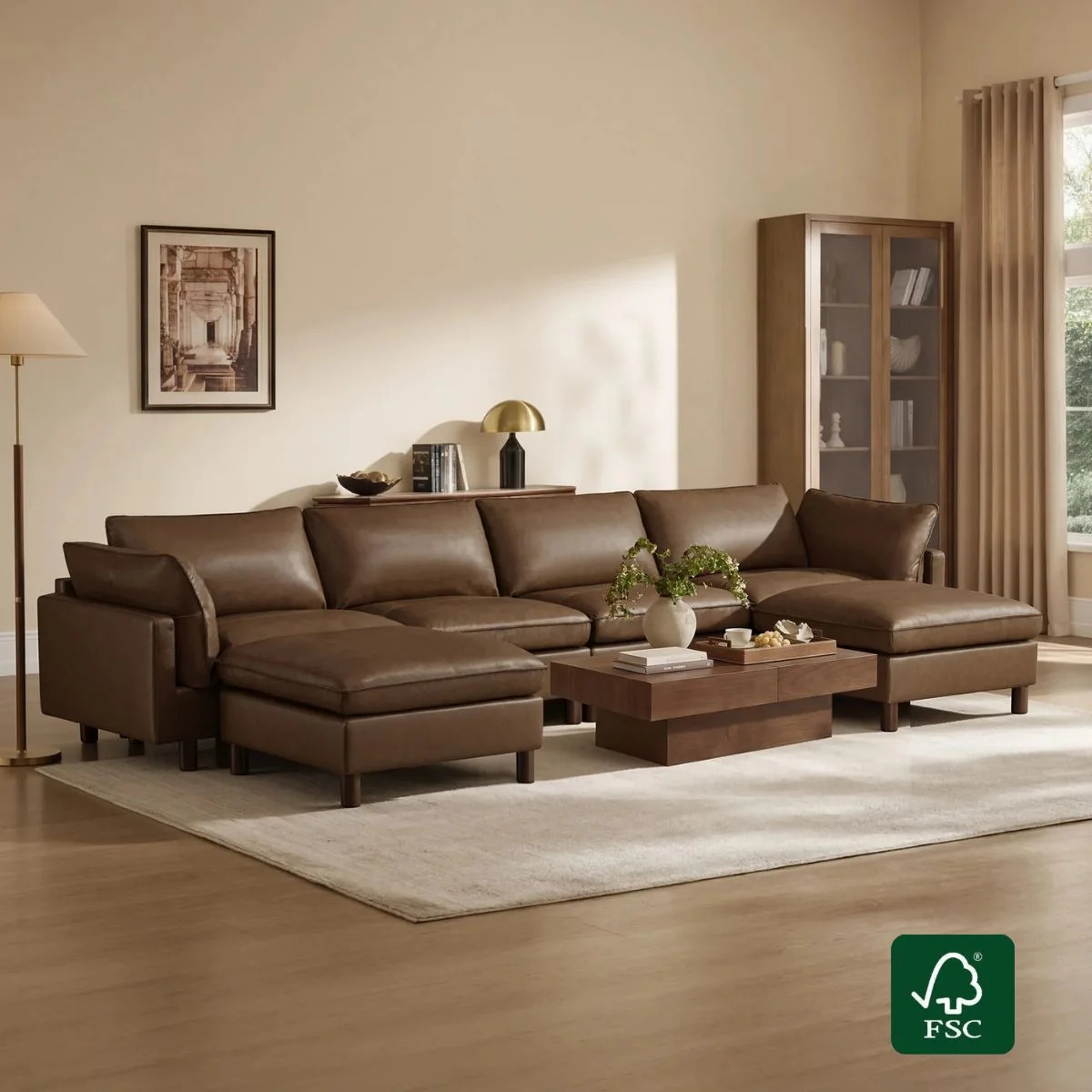 Brendon 6-Seat Sectional Sofa | Modern Comfort | Chita