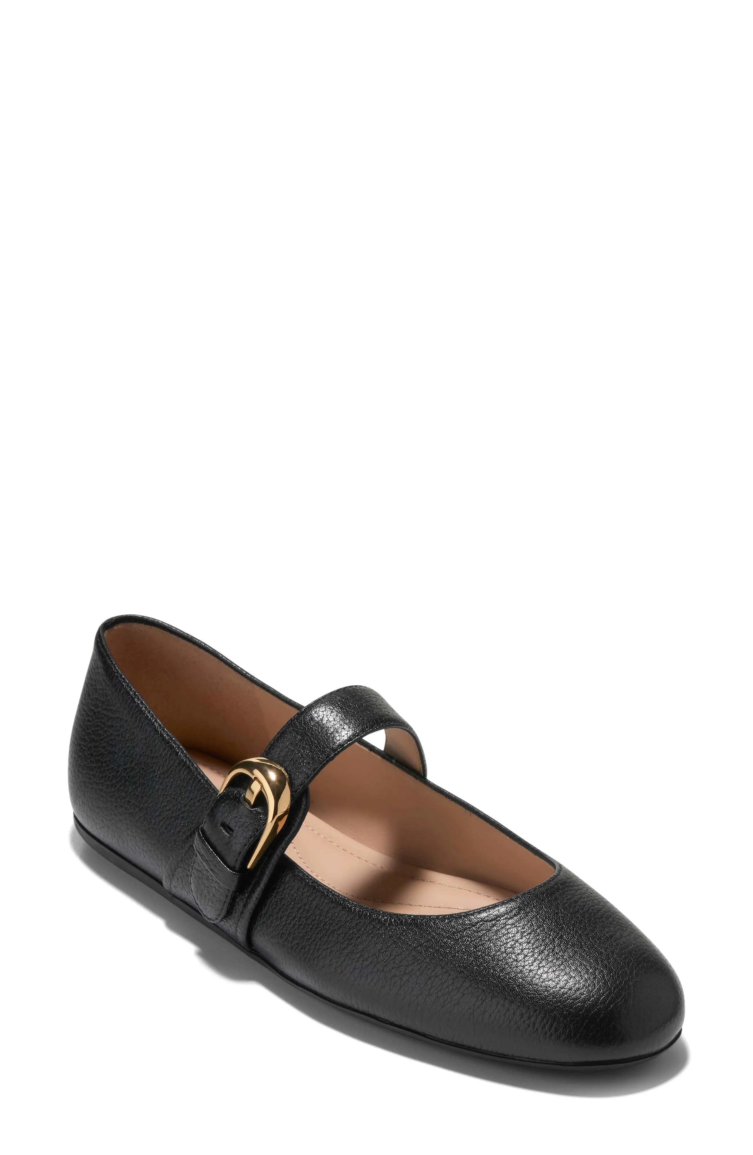 Cole Haan Grand Ambition Alissa Mary Jane Leather Flat (Women) | Nordstrom | Nordstrom