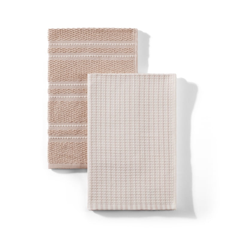 Better Homes & Gardens Latte Swirl Kitchen Towels 2-Pack | Walmart (US)