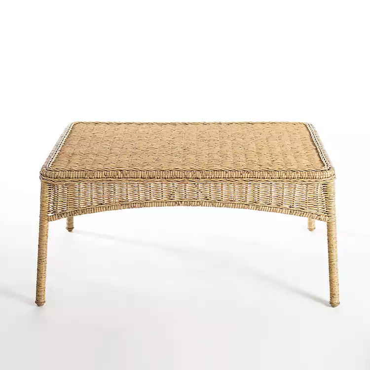 Woven Tulum Outdoor Coffee Table | Kirkland's Home