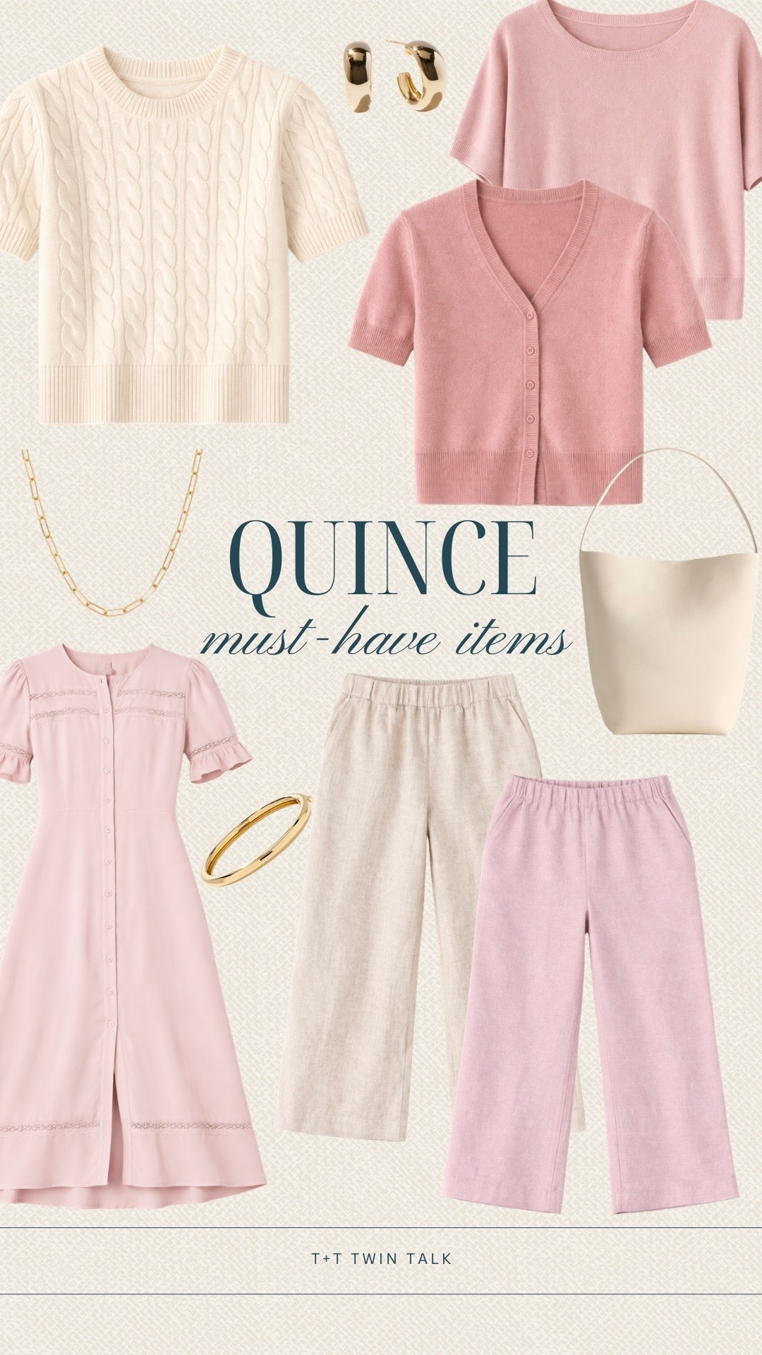 These pieces from Quince are the perfect spring options! These soft tones and linen pieces work well together for a clean look! These would be perfect for a day of running errands!

#LTKMidsize #LTKSeasonal #LTKOver40
