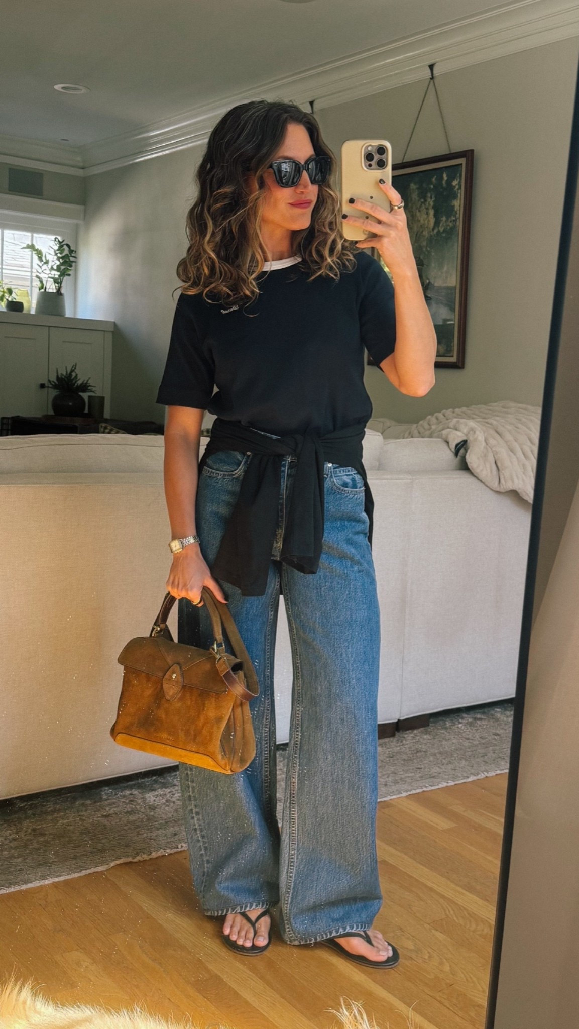 September Capsule // Day Fifteen 

Tee from Gerard Darel, can’t link here, message me for details, linked similar. Slvrlake jeans, 25, TTS. J.Crew black tee (around the waist, XS TTS for a relaxed fit. Tkees sandals, TTS. Quince sunglasses.

#LTKOver40 #LTKPetite #LTKSeasonal