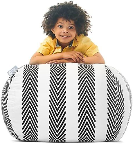 Stuffed Animal Storage Bean Bag – Toy Storage Organizer and Bean Bag Chair for Kids Holds up to 90+  | Amazon (US)