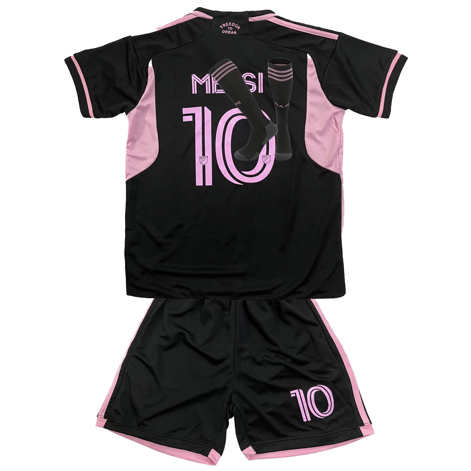 PhiFA Soccer Jerseys for Kids Boys & Girls Miami #10 Messi Fans Jersey Soccer Youth Practice Outf... | Walmart (US)